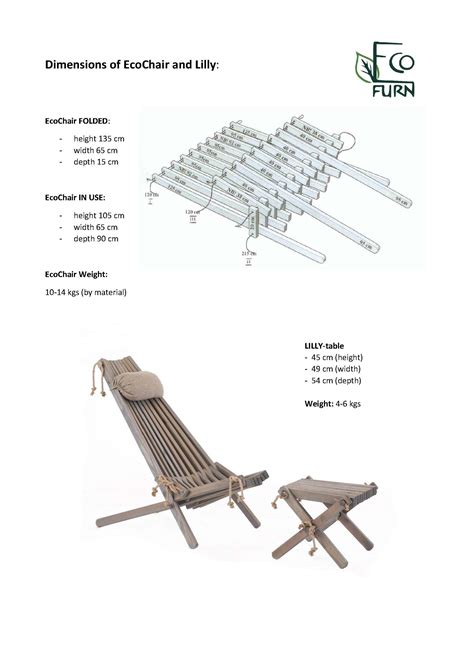 ecofurn chair instructions